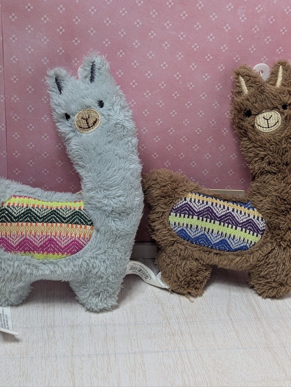 Llama Small dog Toy Set Of 2